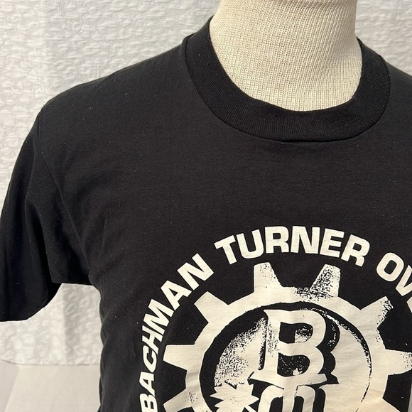 90’s VINTAGE BAND TEE BACHMAN TURNER OVERDRIVE SIZE LARGE BLACK - Picture 2 of 13